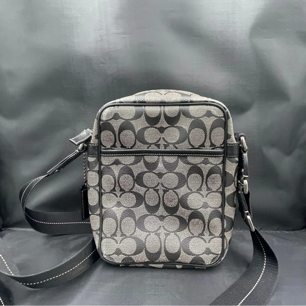 Coach Heritage Stripe Flight Shoulder Bag - Picture 4 of 8